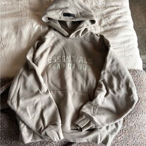 Essentials Beige Hoodie